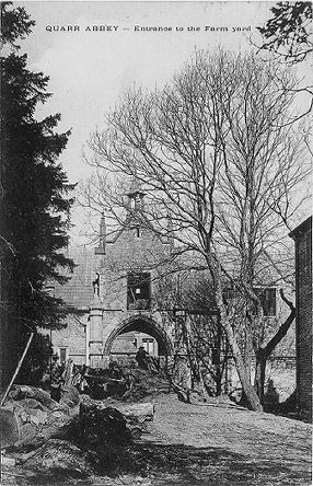 Quarr farm entrance