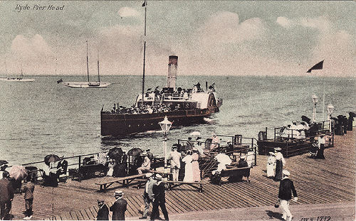 Ferry arriving at Ryde Pier Head